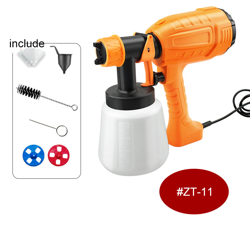 700W High-Precision Electric Paint Sprayer for Indoor Wall and Furniture Renovation with 800ml Tank, 800ml/min Flow Rate, for Tables Cabinets Gates Painting Projects