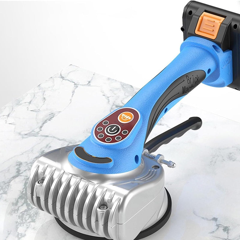 Tile Suction Cup - 16.8V Professional Tiling Tool， Tiling Plastering Machine Laying Tiles ，with 8000mAh Battery Automatic Floor Vibrator Leveling