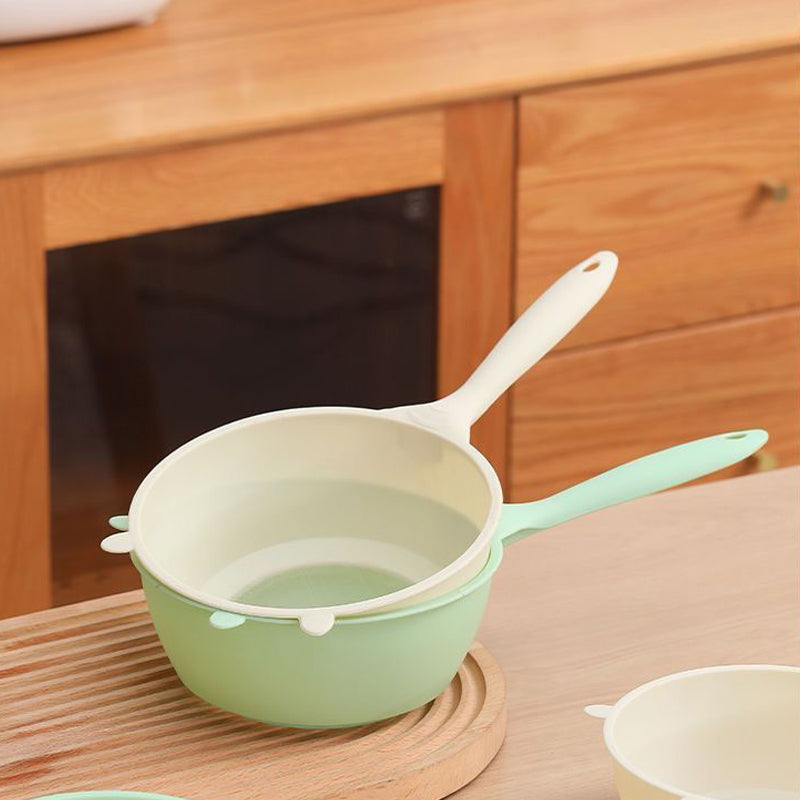 Strainer Basket for Rice Convenient Durable Rice Washing Sieve with Fine Hole Design Perfect for Vegetable Fruit Grain Straining in Home Kitchen