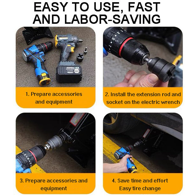 Electric Wrench Jack Sleeve